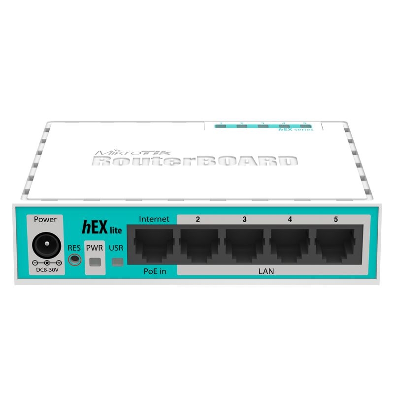 MIKROTIK Router BOARD hEX lite (RB750r2) (RouterOS Level 4)