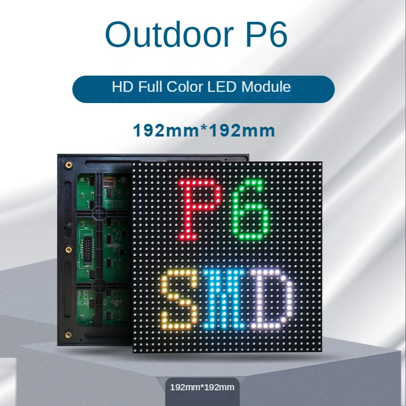 Led Wall P6 - Application Areas: Advertising