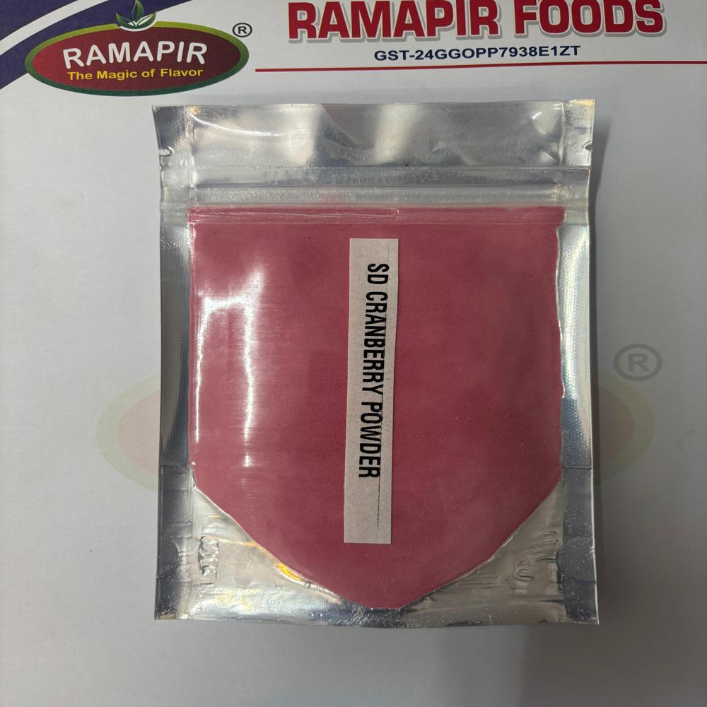 Cranberry Powder - Color: Light Pink To A Deep Red Or Reddish Brown