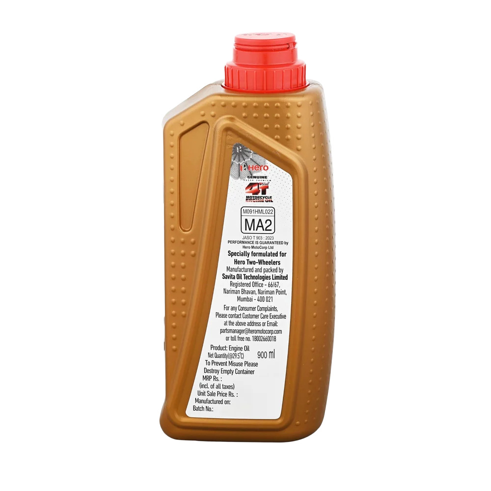 Hero Genuine 4T Plus 10W30 Motorcycle Engine Oil