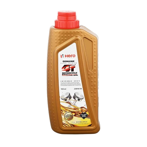 Hero Genuine 4T Plus 20W40 Motorcycle Engine Oil - Application: Automotive