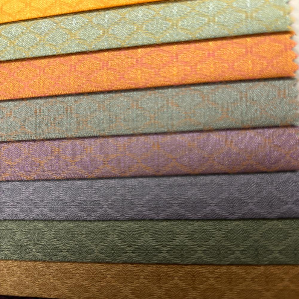 POLY LINEN JACQUARD FABRIC