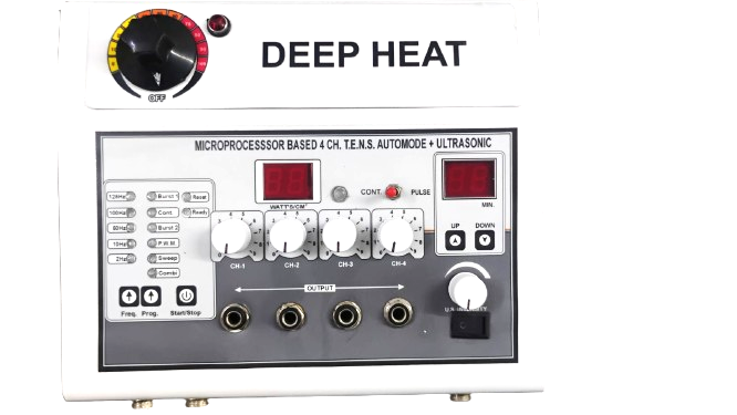 4. Channel Tens , Automode ,Ultrasonic (Deeep Heat) - Material: Fiber
