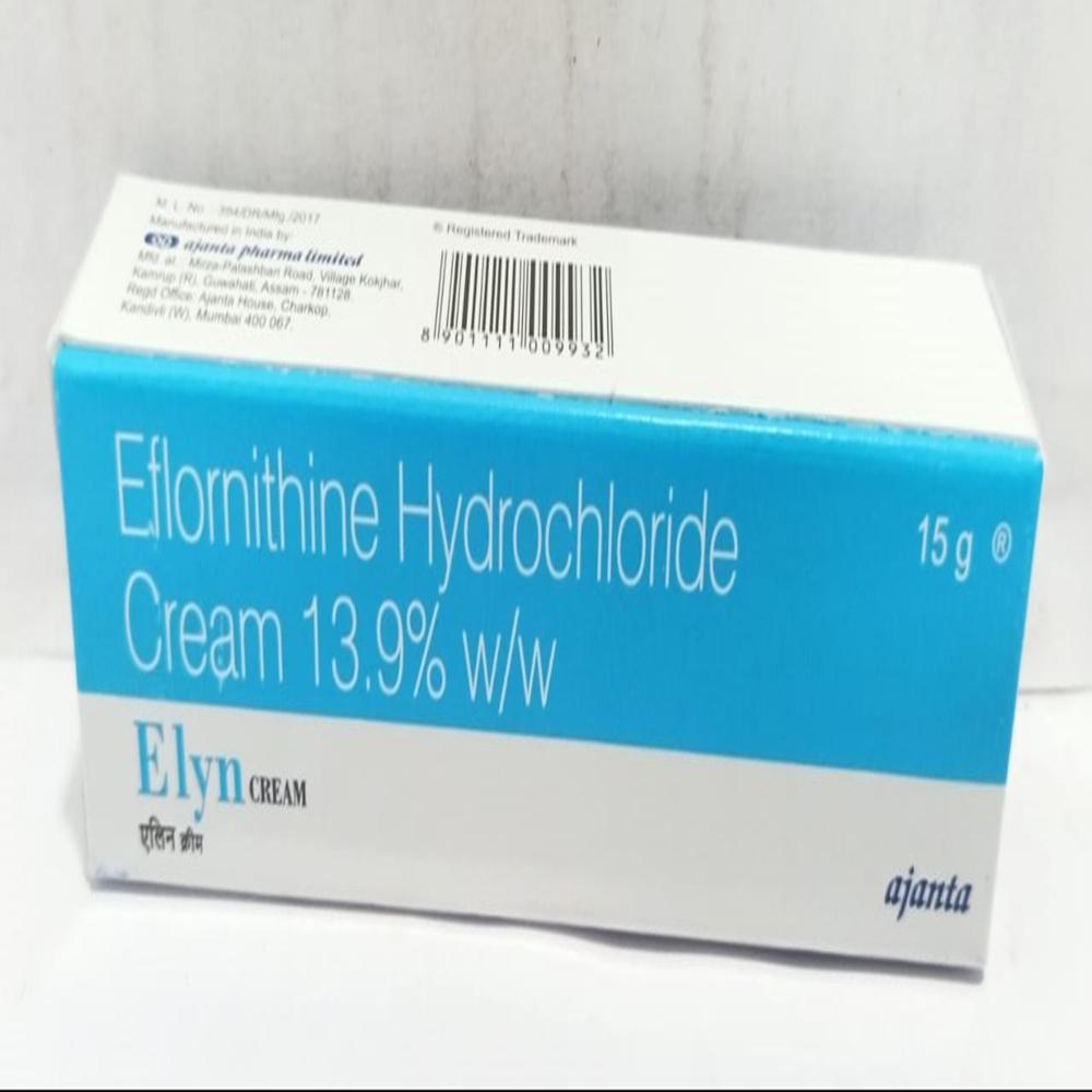 Elyn Eflornithine (13.9% W/W) Cream 15Gm - Drug Type: General Medicines