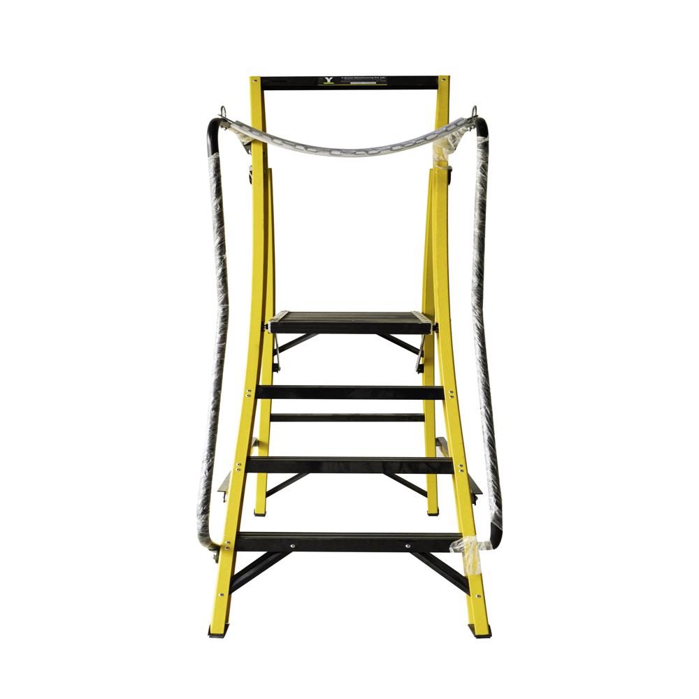 FRP (Fiberglass) Heavy Duty Ladder Y-Access Megastep - Work Platform