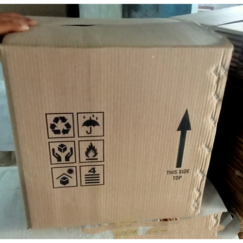 Brown Corrugated Boxes - Material: Paper