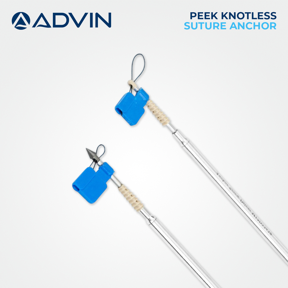 Shoulder Cuff - Radiolucent PEEK Material, Knotless Design , Secure Soft Tissue Fixation for Arthroscopic Procedures