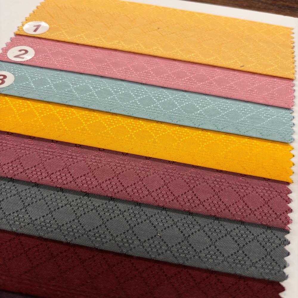 POLY LINEN JACQUARD FABRIC