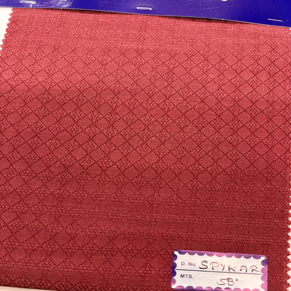 POLY LINEN JACQUARD FABRIC