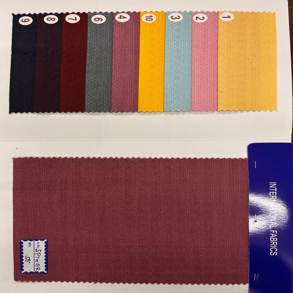 POLY LINEN JACQUARD FABRIC