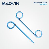 Biliary Stent Double Pigtail - Plastic/metal Design , Highly Radiopaque, Smooth Surface, Single-use, Sterile Packaging, High Flow Rate
