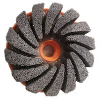 Abrasive Nylon Disc Brush - Bristle Color: White