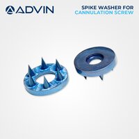 Spike Washer For Cannulation Screw - Durable Composite Material, Low-profile Design | Secure Ligament Fixation, Minimizes Soft-tissue Irritation