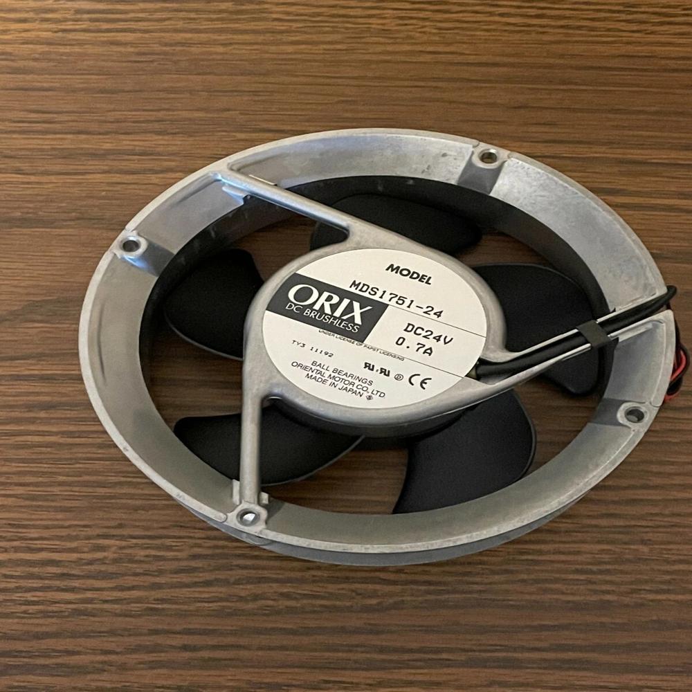 ORIX MDS1751-24SH 24V DC 0.7A 12038mm METAL High-performance axial fan by Oriental Motor Axial Cooling Fan
