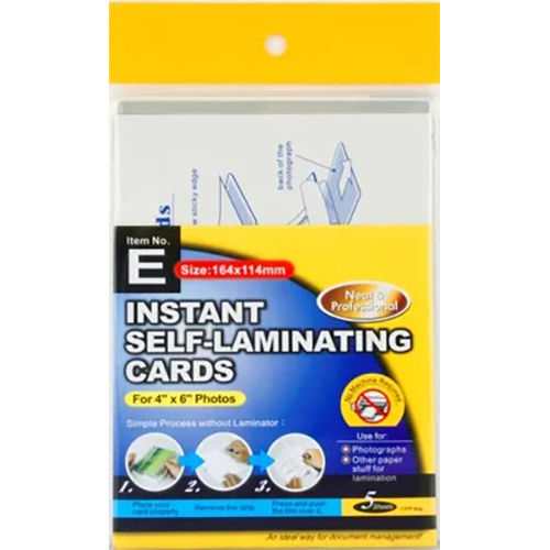 Instant Self-Laminating Name Card