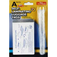 Self-laminating Language Tags (item A)