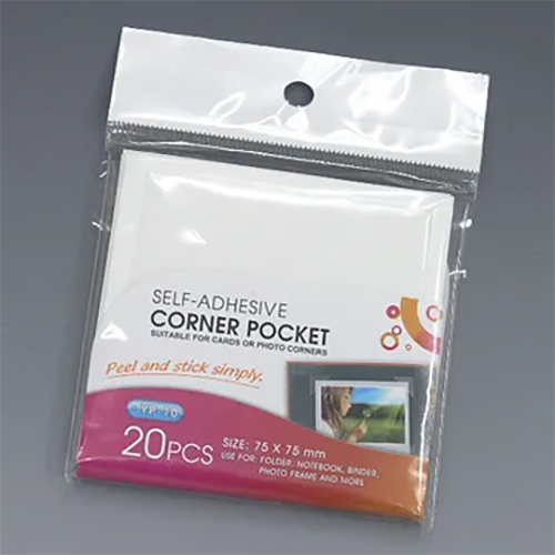 Self-Adhesive Corner Pocket (Yp-10) - Application: Industrial