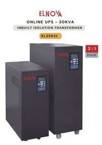 Elnova Online UPS  30 KVA Inbuilt Isolation Transformer 3:1