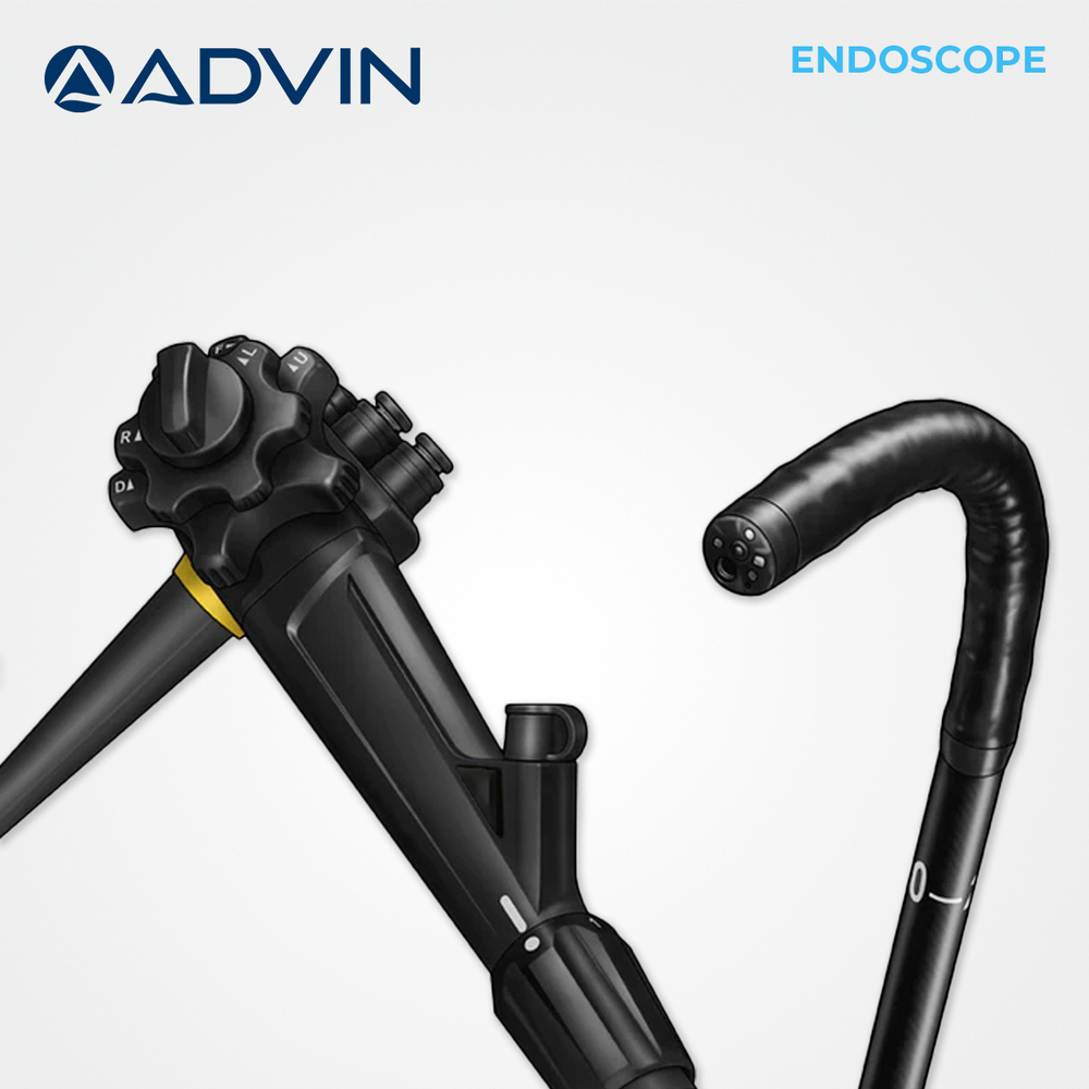 Endoscope Advin - Flexible Tube Design, Super Bright LED-At-Tip Technology , Auxiliary Water Channel for Enhanced Procedure Ease