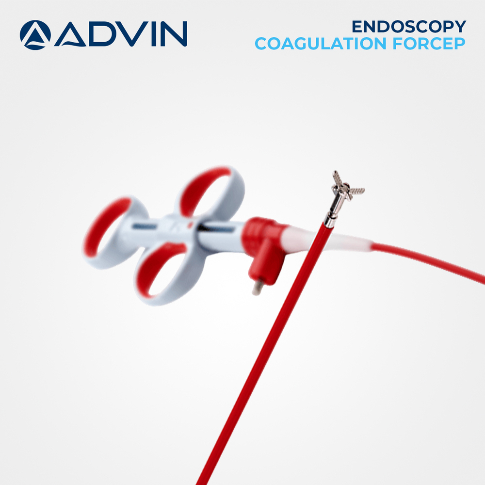 Endoscopy Coagulation Forceps - Stainless Steel, 230 cm | Specialized for Controlled Electrical Tissue Coagulation