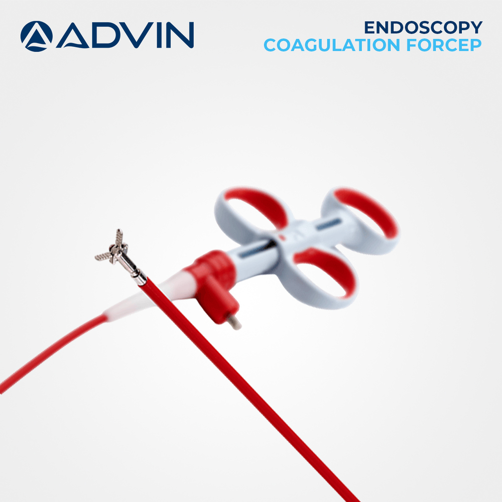 Endoscopy Coagulation Forceps - Stainless Steel, 230 Cm | Specialized For Controlled Electrical Tissue Coagulation