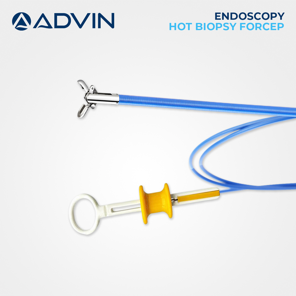 Endoscopy Hot Biopsy Forceps - Stainless Steel, 230 cm Length | Heat Application for Precise Tissue Sample Removal