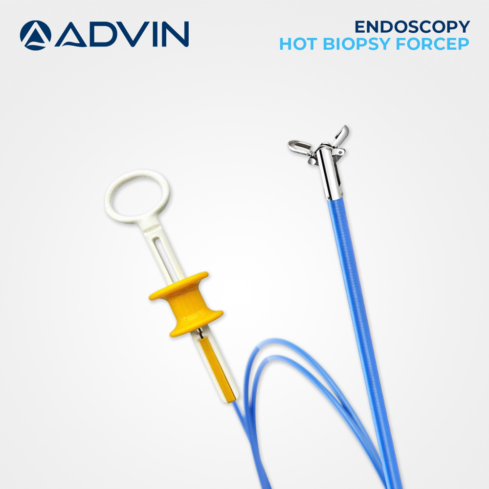 Endoscopy Hot Biopsy Forceps - Stainless Steel, 230 Cm Length | Heat Application For Precise Tissue Sample Removal