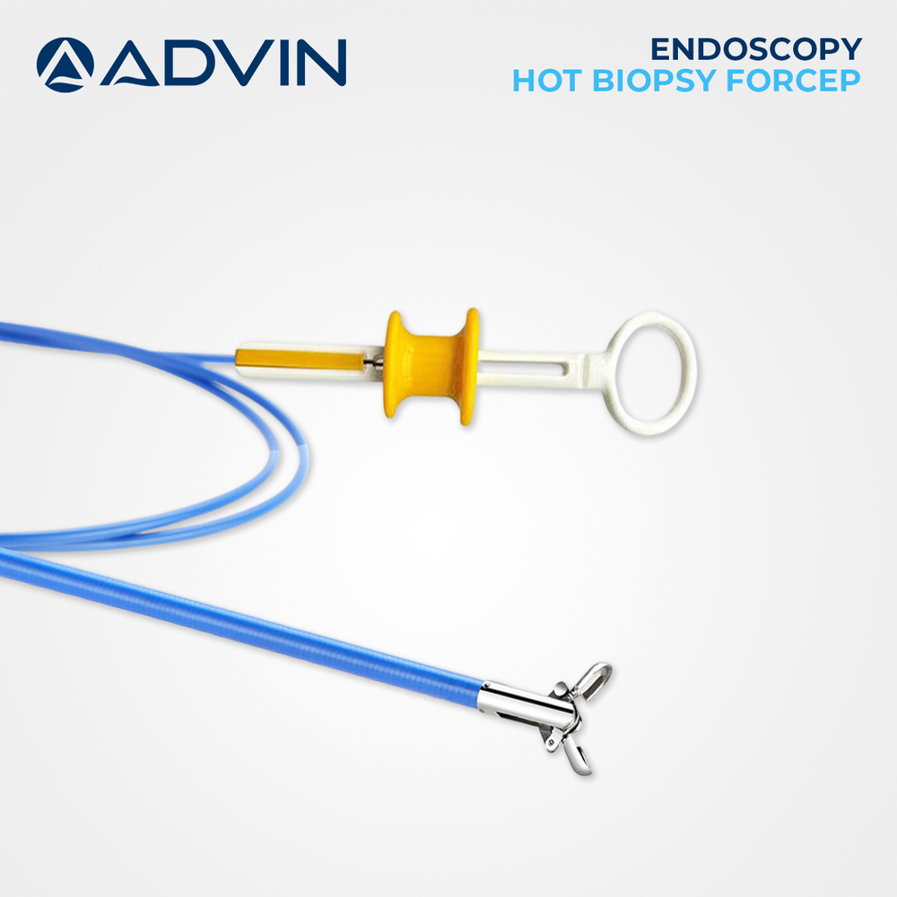 Endoscopy Hot Biopsy Forceps - Stainless Steel, 230 Cm Length | Heat Application For Precise Tissue Sample Removal