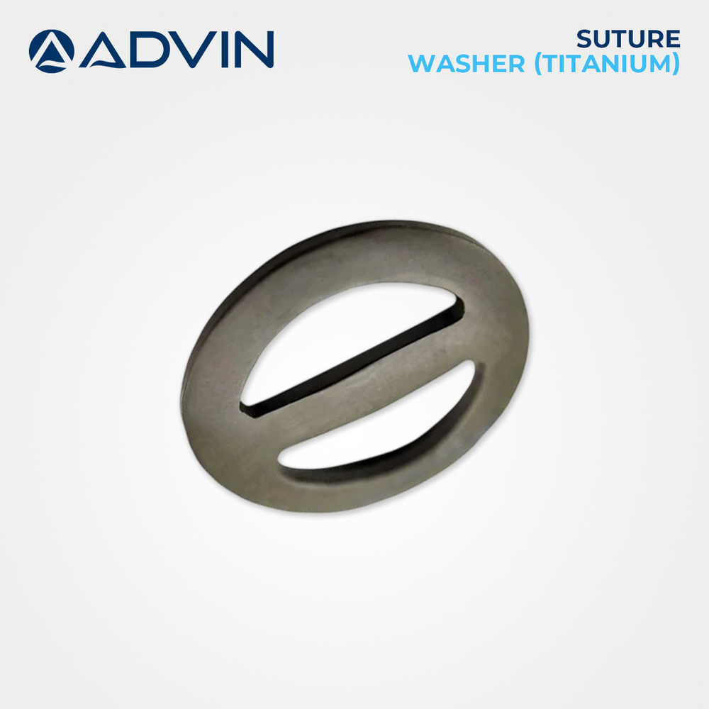 Suture Washer (Titanium) - Biocompatible Titanium, Lightweight and Strong | Corrosion-Resistant, Effective Suture Support for Orthopedic Procedures