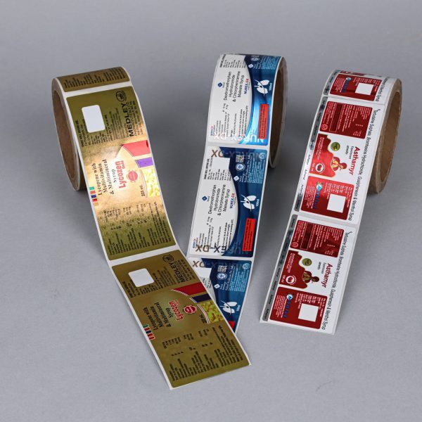 Metallic Self Adhesive Labels - Color: Multicolor Available