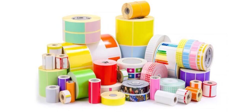 Self Adhesive Labels - Color: Multicolor Available
