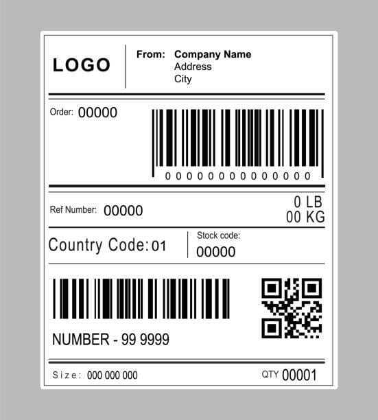 Paper Qr Barcode Sticker - Color: White And Black