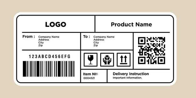 Paper QR Barcode Sticker