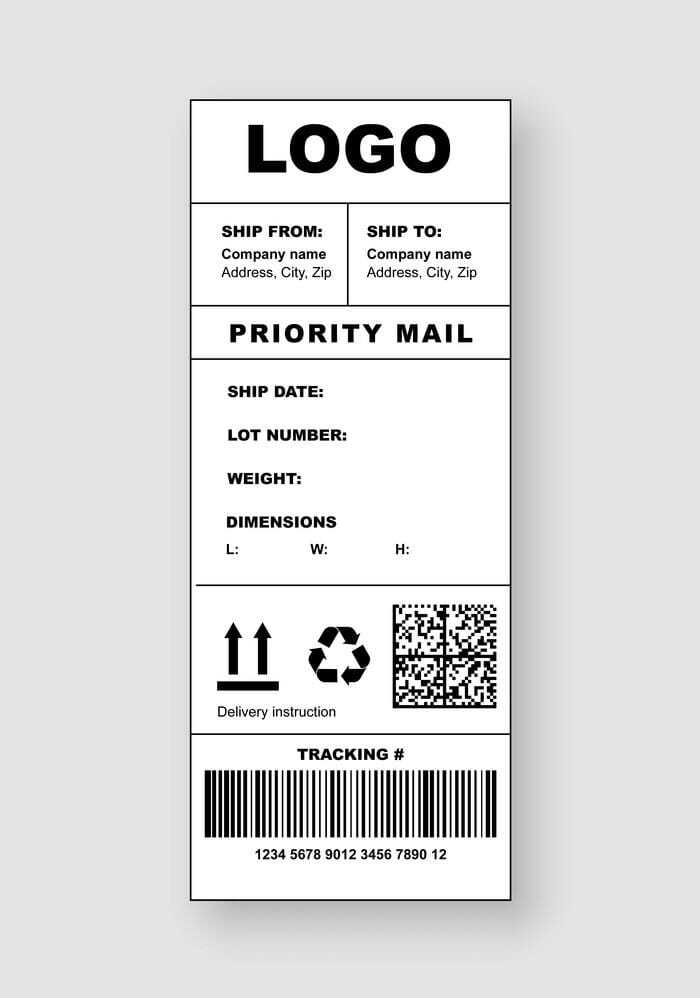 Paper QR Barcode Sticker