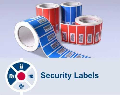 Security Void Labels - Color: Multicolor Available