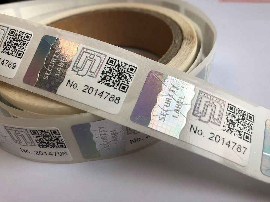 Security Void Labels - Color: Multicolor Available