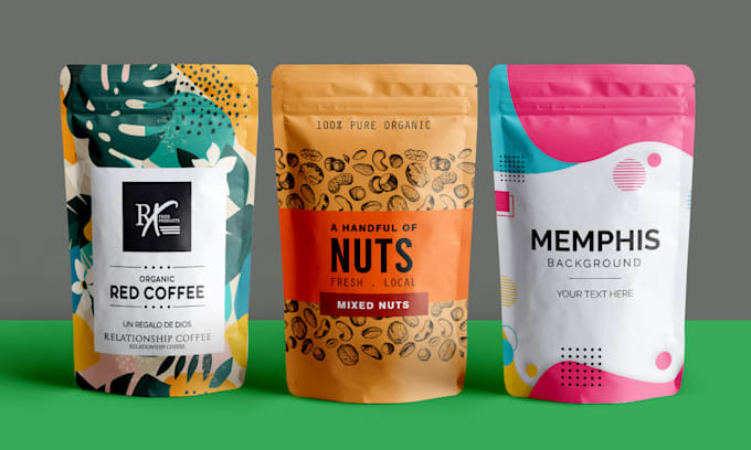 Modern Packaging Pouch - Color: Multicolor