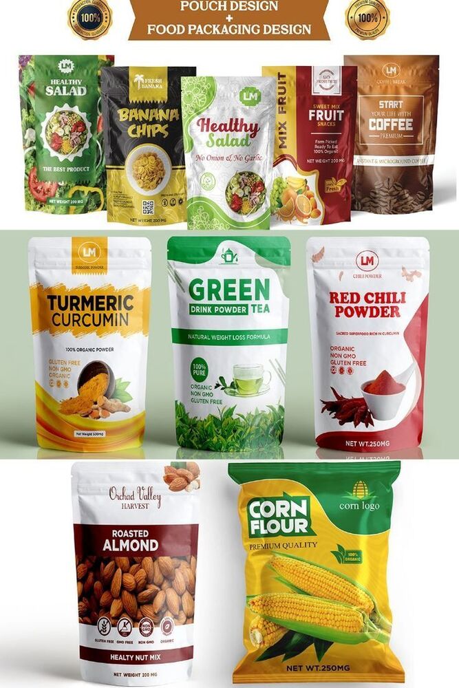 Modern Packaging Pouch - Color: Multicolor