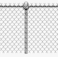Gi Chain Link Fencing - Application: Construction