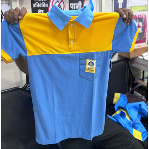 Bpcl Petrol Pump T Shirt - Age Group: Adults