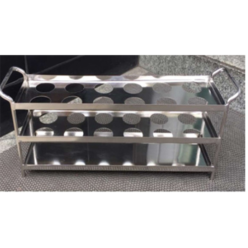 Ss Test Tube Stand - Color: Silver