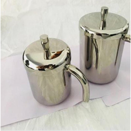 Ss Containor With Lid And Handle - Color: Silver