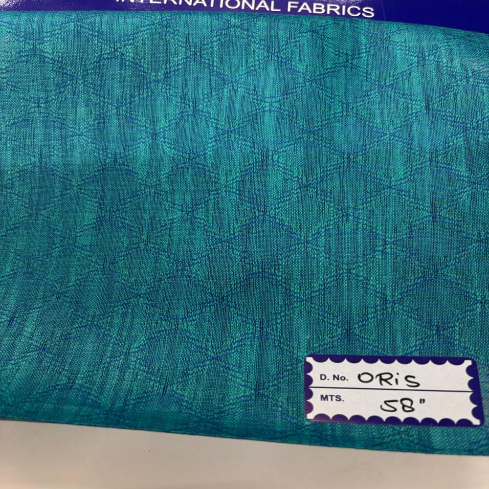Poly Linen Dobby Fabric - Color: Multicolour