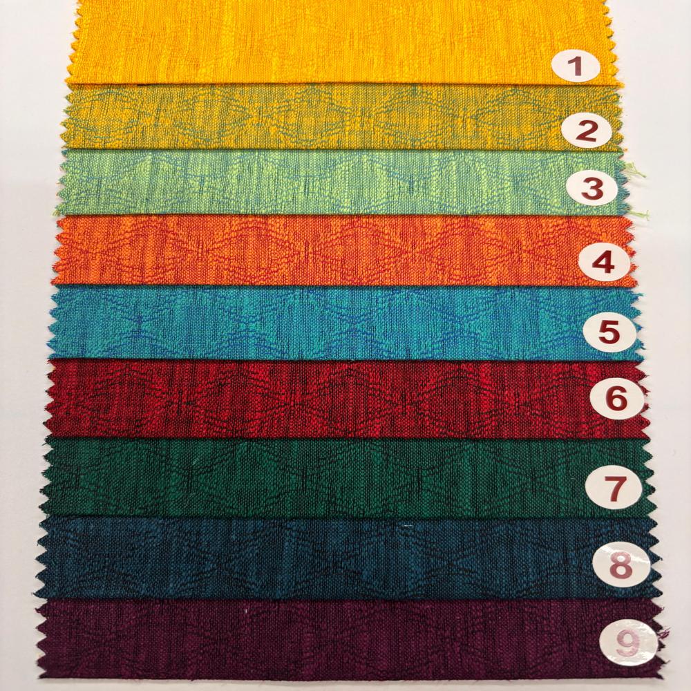 Poly Linen Dobby Fabric - Color: Multicolour