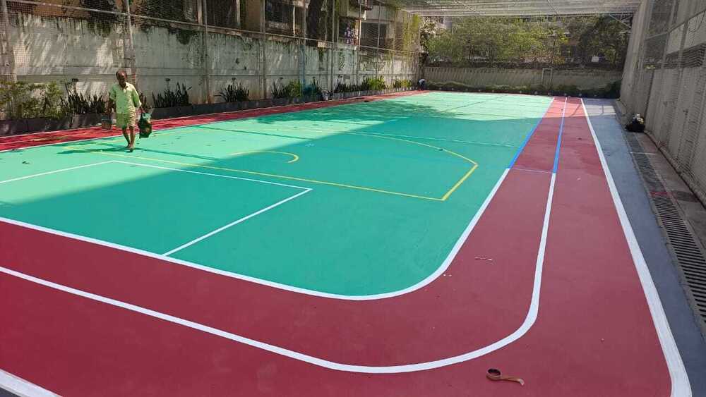 Skating Track Ring Flooring - Color: Red