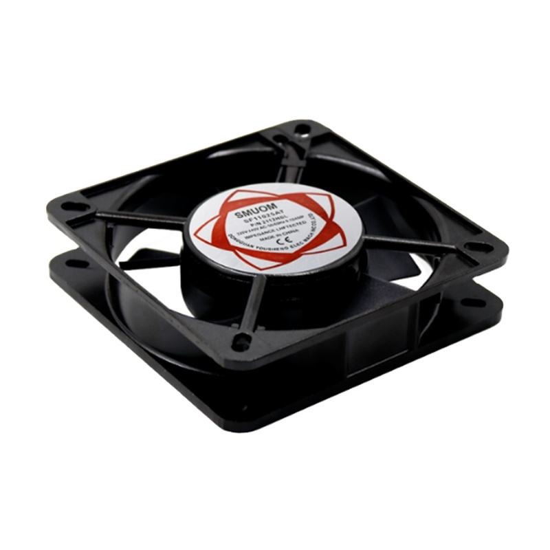 Sunon Sf11025at 2112 Hbl 220/240v Ac 50/60hz 0.10a 11038mm Silent Axial Cooling Fan - Color: Black