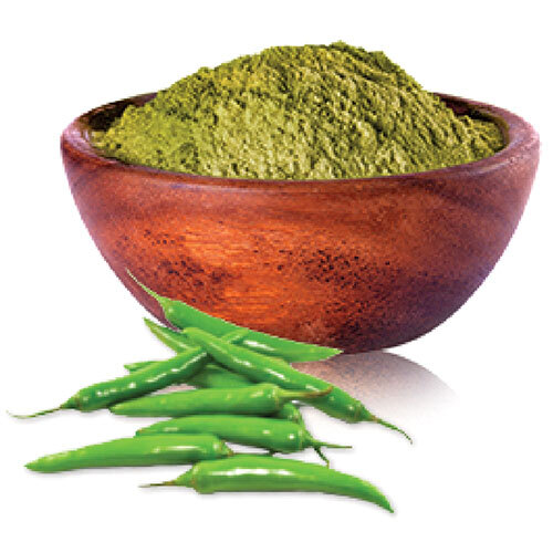 Dehydrated Green Chilli Powder