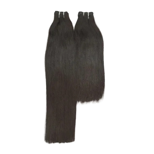 Indian Straight Human Hair Weft - Color: Available In Different Colors