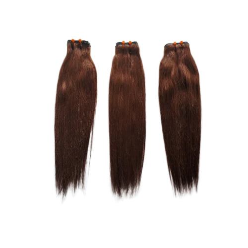 Indian Straight Human Hair Extension - Color: Available In Different Colors