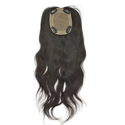 S-Noilite Topper Hiar Piece Silk Base Topper - Color: Available In Different Colors